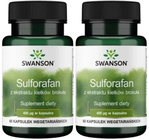 2 x Sulforafan 400mcg 60kaps, Swanson
