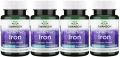 4 x SunActive Iron - Żelazo 15mg 90kaps, Swanson.webp