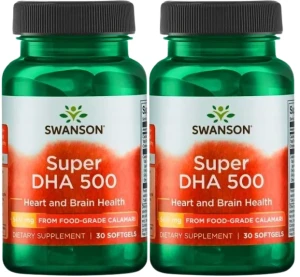 2 x Super DHA 500 30kaps, Swanson
