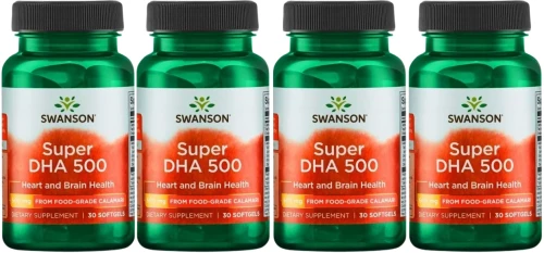 4 x Super DHA 500 30kaps, Swanson.webp