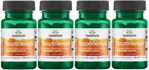 4 x Tocotrienols - Tokotrienole 50mg 60kaps , Swanson