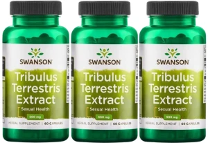3 x Tribulus Terrestris Extract 500mg 60kaps, Swanson