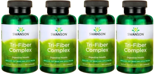 4 x Tri-Fiber Complex 100kaps, Swanson.webp