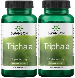 2 x Triphala 500mg 100 kaps, Swanson