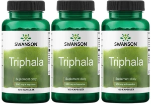 3 x Triphala 500mg 100 kaps, Swanson