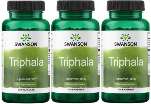 3 x Triphala 500mg 100 kaps, Swanson.webp