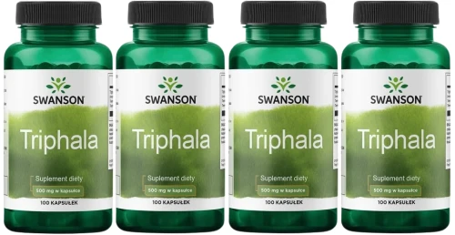 4 x Triphala 500mg 100 kaps, Swanson.webp