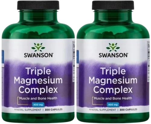 2 x Triple Magnesium Complex 300 kaps, Swanson.webp