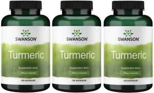 3 x Turmeric 720mg 100kaps, Swanson