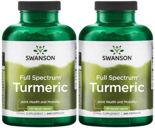2 x Turmeric 720mg 240kaps, Swanson.webp