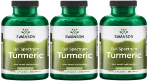 3 x Turmeric 720mg 240kaps, Swanson