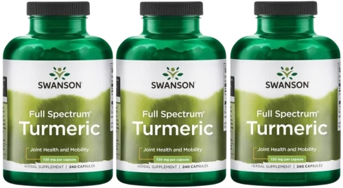 3 x Turmeric 720mg 240kaps, Swanson.webp