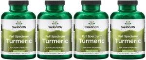 4 x Turmeric 720mg 240kaps, Swanson