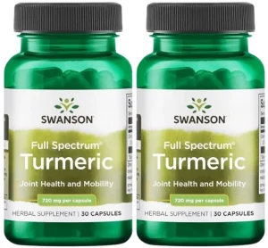 2 x Turmeric 720mg 30kaps, Swanson