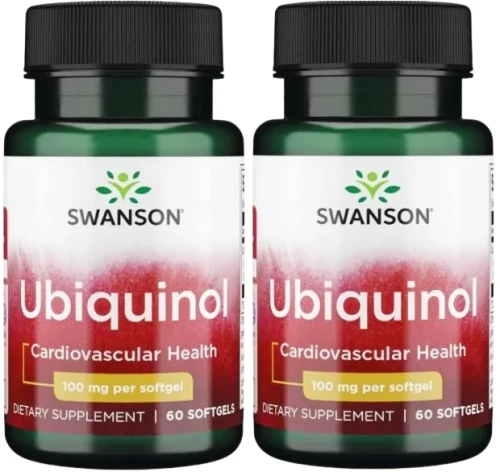 2 x Ubiquinol 100mg 60sgels, Swanson.webp