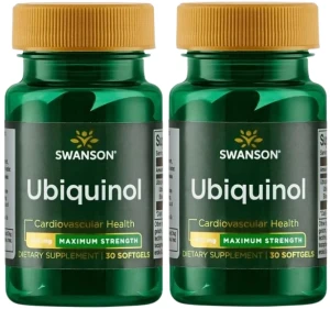 2 x Ubiquinol 200mg 30sgels, Swanson