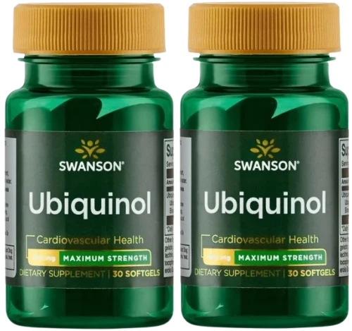 2 x Ubiquinol 200mg 30sgels, Swanson.webp
