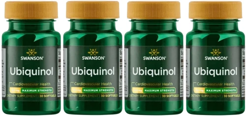 4 x Ubiquinol 200mg 30sgels, Swanson.webp