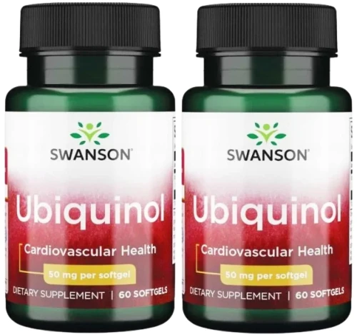 2 x Ubiquinol 50mg 60sgels, Swanson.webp