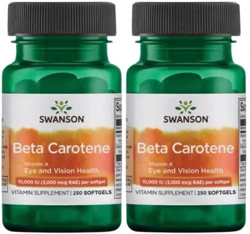 2 x Beta Carotene 10.000IU 250kaps, Swanson.webp