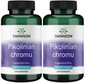 2 x Pikolinian chromu - Chromium Picolinate 200mcg 200kaps, Swanson.webp
