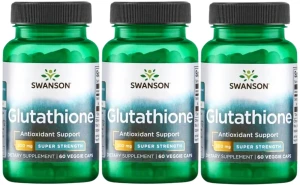 3 x Glutathione 200mg 60kaps, Swanson