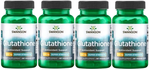 4 x Glutathione 200mg 60kaps, Swanson.webp