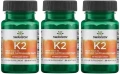 3 x K-2 Natural Vitamin K2 - Witamina K2 Naturalna 50mcg 30 żel, Swanson.webp