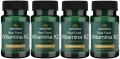 4 x Real Food Witamina K2 200mcg 30kaps, Swanson.webp