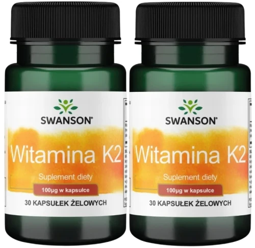 2 x Witamina K2 100mcg 30 kaps, Swanson.webp