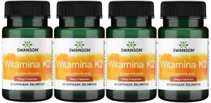 4 x Witamina K2 100mcg 30 kaps, Swanson