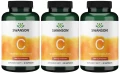 3 x Witamina C1000 z Dziką Różą 1000mg 90 kaps, Swanson.webp