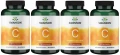 4 x Witamina C1000 z Dziką Różą 1000mg 90 kaps, Swanson.webp