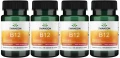 4 x B12 Witamina B-12 smak truskawkowy 1000mcg 100 do ssania, Swanson.webp