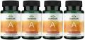 4 x Witamina A 10.000IU 250sgels, Swanson.webp