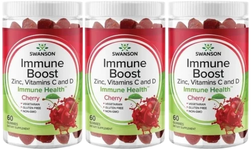 3 x Immune Boost  smak wiśniowy 60 gumisiów, Swanson.webp