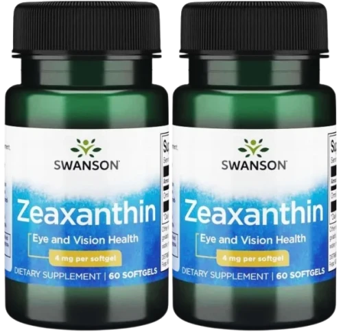 2 x Zeaxanthin Eye and Vision -  Zeaksantyna  4mg 60kaps, Swanson.webp
