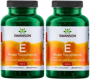 2 x E Mixed Tocopherols - Witamina E mieszanka 400IU Tokotrienole 250 sgels, Swanson