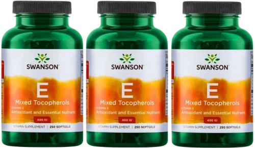 3 x E Mixed Tocopherols - Witamina E mieszanka 400IU Tokotrienole 250 sgels, Swanson.webp