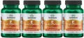 4 x E Mixed Tocopherols - Witamina E mieszanka 200IU 100sgels, Swanson.webp
