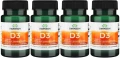 4 x D3 Vitamin D3 - Witamina D-3 1000IU 60 kaps, Swanson.webp