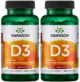 2 x D3 Vitamin 1000IU - Witamina D-3 1000IU 250kaps, Swanson.webp
