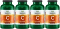 4 x C - Vitamin C with Rose Hips - Witamina C500 + dzika róża 400 kaps, Swanson.webp