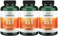 3 x B1 - Vitamin B1 (Thiamin) - Witamina B-1 100mg 250 kaps, Swanson.webp
