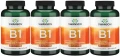 4 x B1 - Vitamin B1 (Thiamin) - Witamina B-1 100mg 250 kaps, Swanson.webp