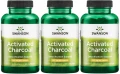 3 x Activated Characoal - Węgiel drzewny aktywny 260mg 120 kaps, Swanson.webp