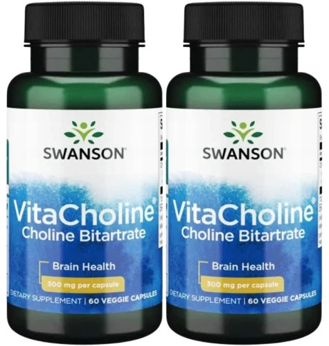 2 x VitaCholine 300mg 60kaps, Swanson.webp