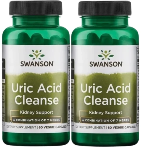 2 x Uric Acid Cleanse 60kaps, Swanson.webp