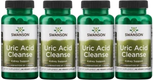 4 x Uric Acid Cleanse 60kaps, Swanson