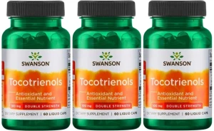 3 x Tocotrienols - Tokotrienole 100mg 60kaps , Swanson